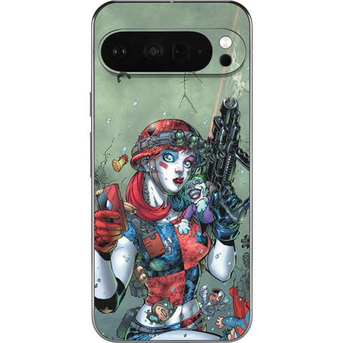 DC Comics Harley Quinn Little Black Book Cover#47 New 52 Art by Jim Lee Pixel 9 Pro XL Skin